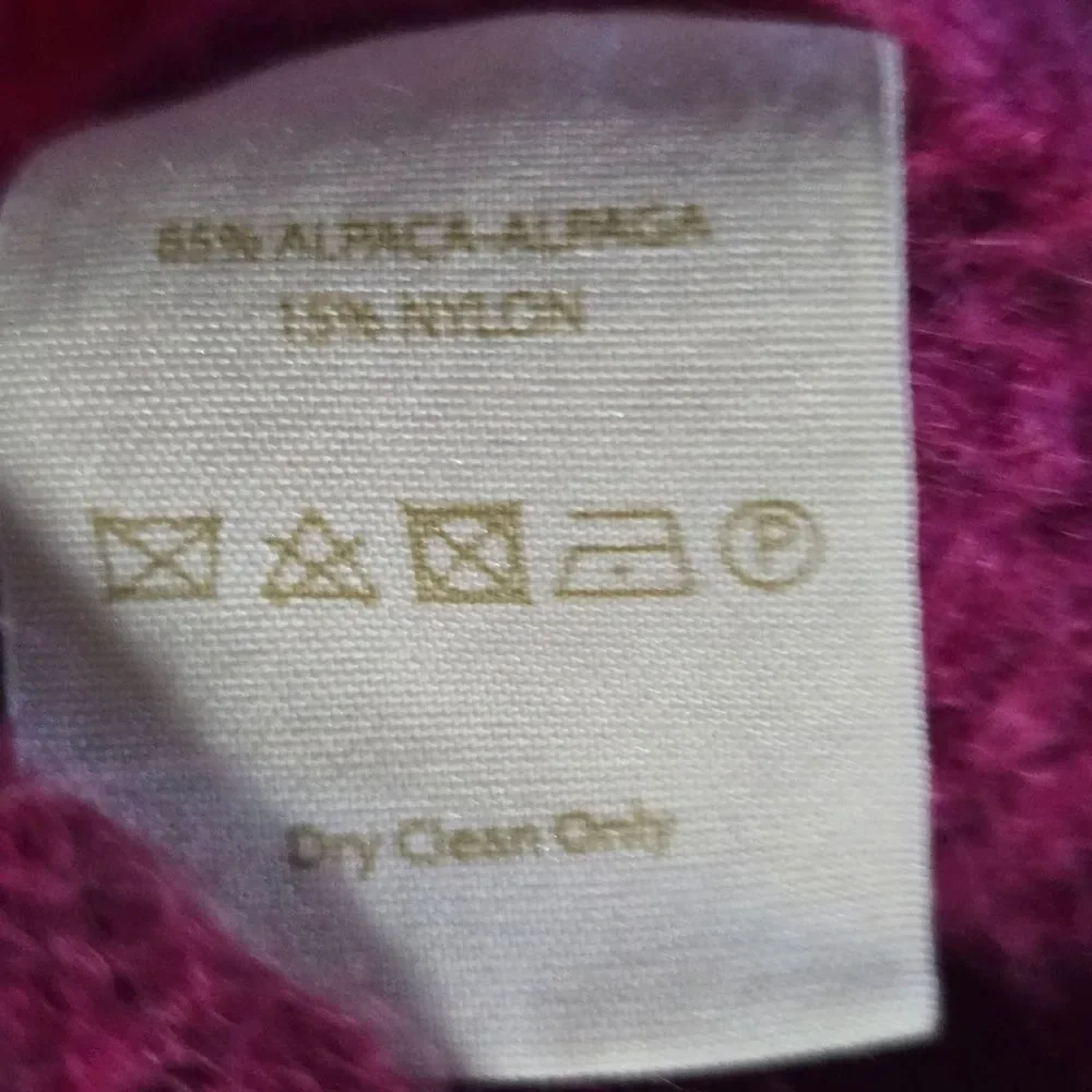 🐢 Free People alpaca wool kimono sleeve sweater  The Last Rose Size XS